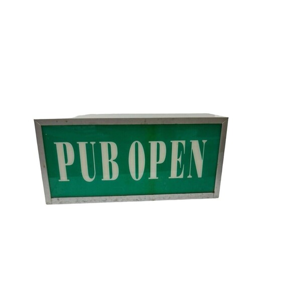 Cash Register Topper / Backbar "Pub Open" "Pub Closed" Lighted Sign- Please Read - Picture 1 of 16